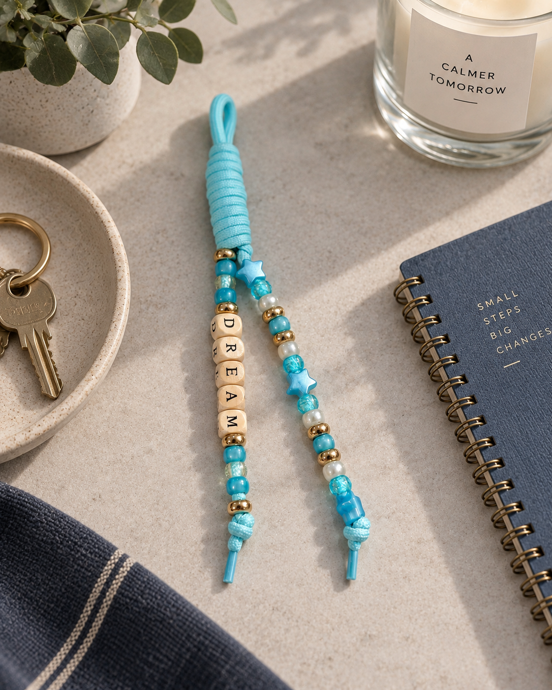 Daydream Chunky Rope Keychain