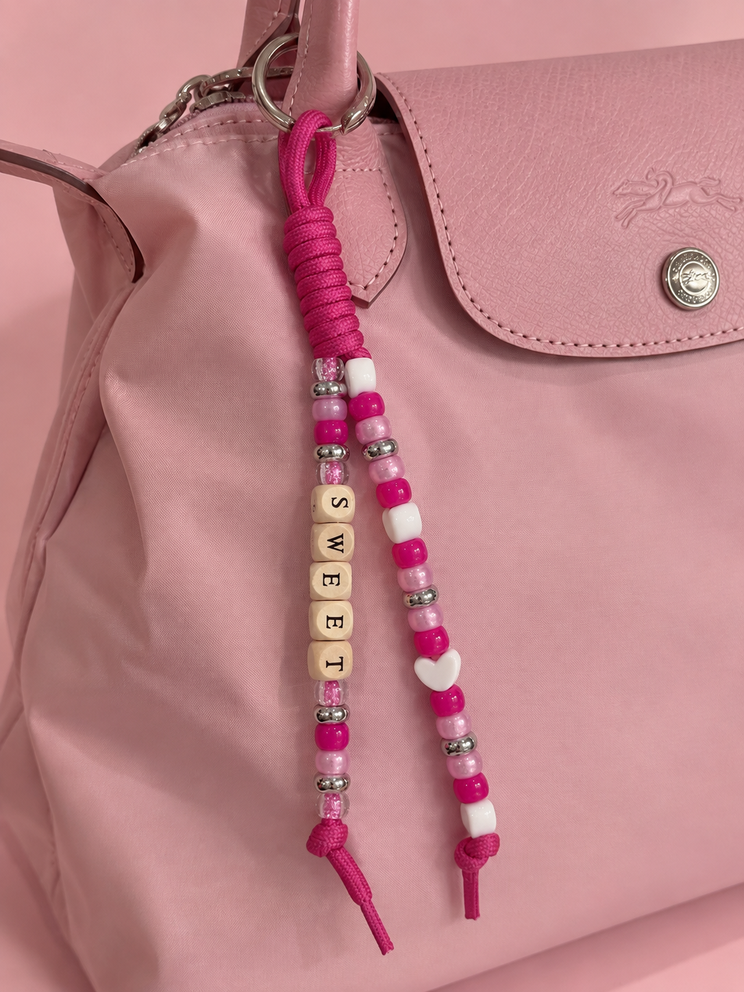 Berry Sweet Chunky Rope Keychain