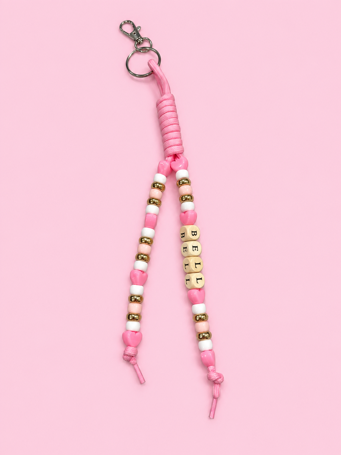 Blush Baby Chunky Rope Keychain