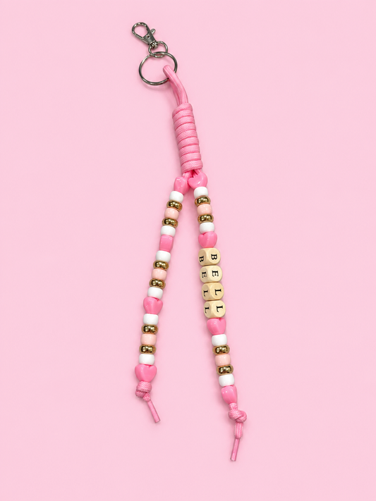 Blush Baby Chunky Rope Keychain